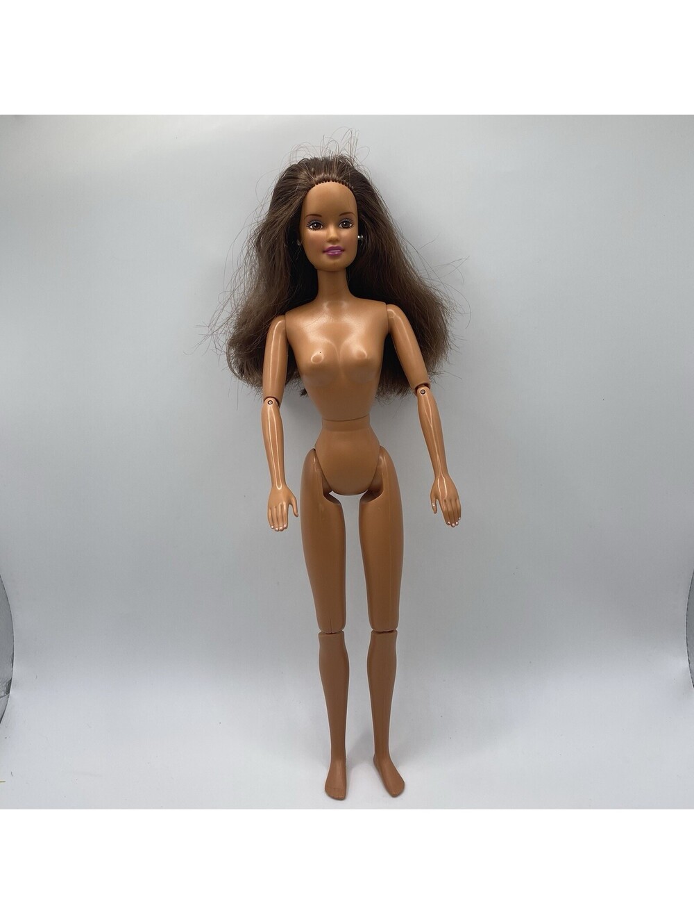 Nude Barbie Teresa Doll- Articulated  Brown Hair 1993  TNT OOAK/redress B16